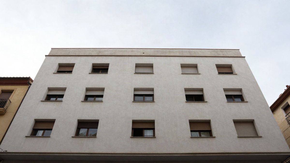 Imagen ilustrativa: fachada de un edificio administrativo moderno con cielo despejado al fondo
