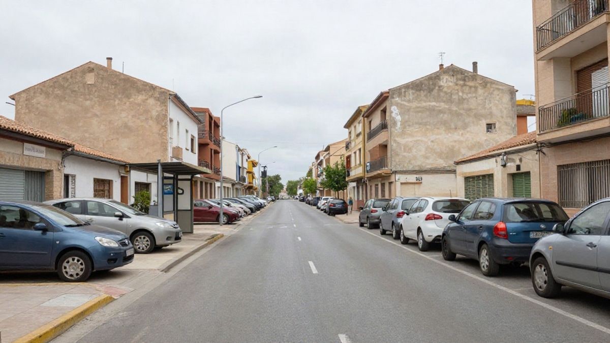 Imagen ilustrativa: una calle residencial corriente en un municipio del extrarradio madrileño