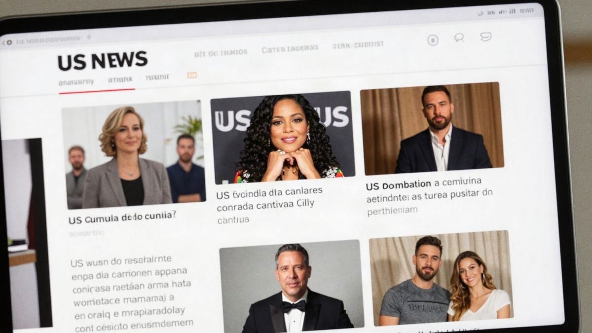 Modern interface of a digital news site about culture and celebrities in the US.